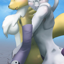 blog logo of Mewtwo and Renamon