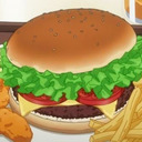 blog logo of ANIME GIRLS EATING BURGERS