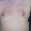 Male female chests; hairy pits and legs