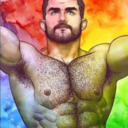 blog logo of hairy men, gay sex, gay couples, blowjobs, sucking