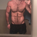 hot guy + a mirror + a phone